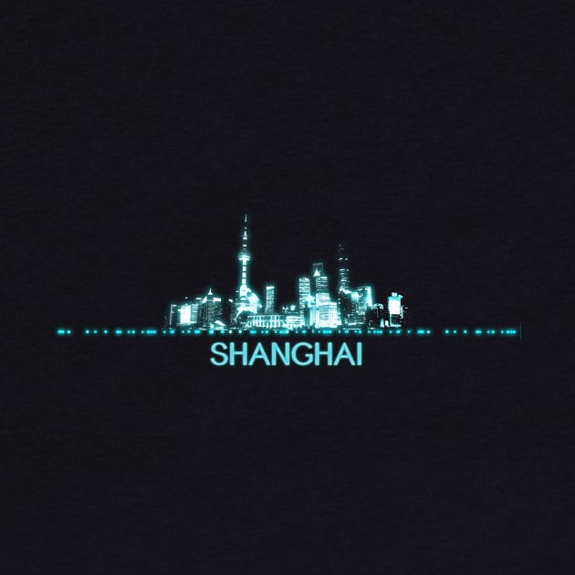 Shanghai Skyline by Jared S Davies